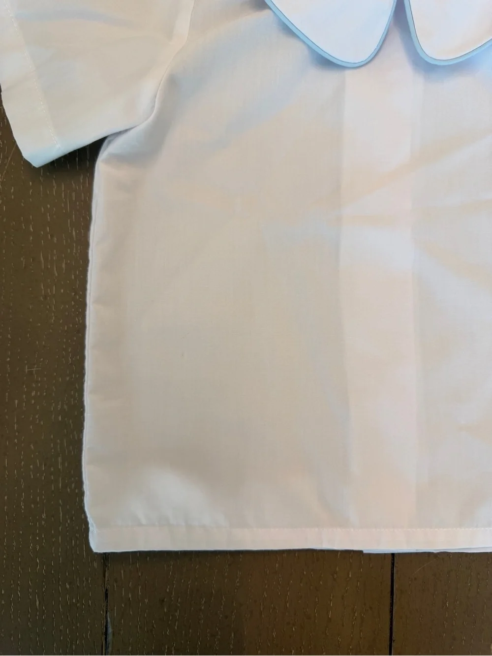 Beaufort Bonnet Boys’ Peter Pan Collar White Short-Sleeve Dress Shirt • Size 3T